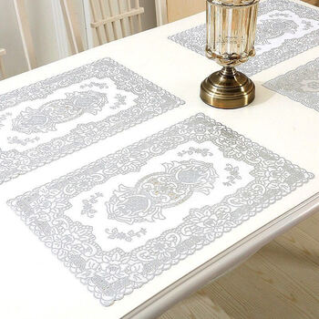 衣诺西餐垫用餐垫布家用防烫垫垫子防烫环保加厚长方形西餐防滑餐桌