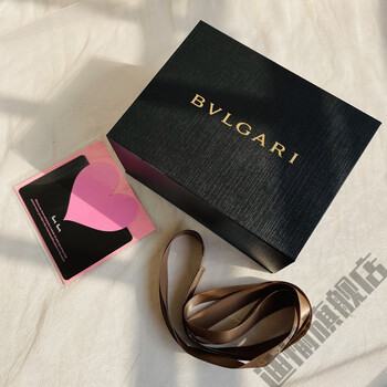 宝格丽香水礼盒空盒 宝格丽包装盒专柜原版宝格丽香水纸袋礼品袋购物