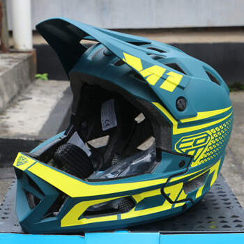 com头盔 山地车dh速降透气am越野enduro穿越越野盔全盔骑行头盔男