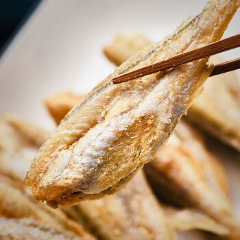 香酥即食小黃魚酥脆魚乾休閒海鮮黃花魚吃的零食舟山熟小吃食品家庭裝