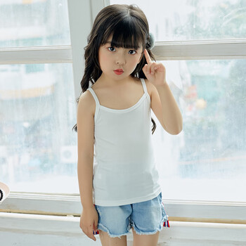 女童吊带背心莫代尔夏薄款宝宝儿童内衣小女孩外打底内穿中大童潮