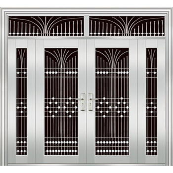 304不锈钢门 不锈钢别墅大门 防盗门楼寓门 进户门定制 304门框304