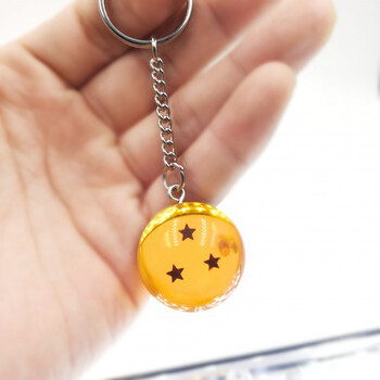七星龙珠周边孙悟空挂件z模型超赛亚人四星球摆件钥匙扣 三星(2.7cm)