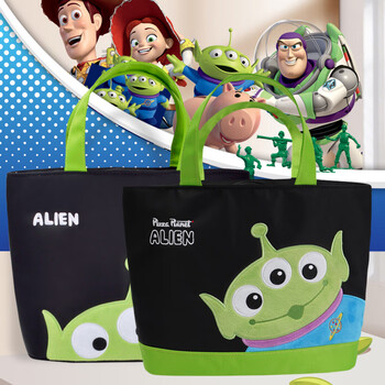 potdemiel玩具总动员系列披萨星球三眼仔手提包单肩包卡通周边包包