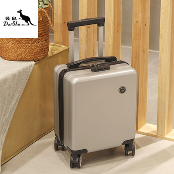袋鼠(kangaroo)14吋小型拉杆行李箱20×30×40cm春秋/西部航空旅行