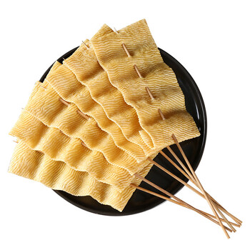 豆腐串干豆皮串豆干串麻辣烫火锅关东煮串人造肉豆腐皮豆制品干货 100