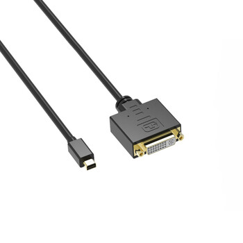 minidp转dvi转接线minidisplayport公对公转换器笔记本雷电连接显示器