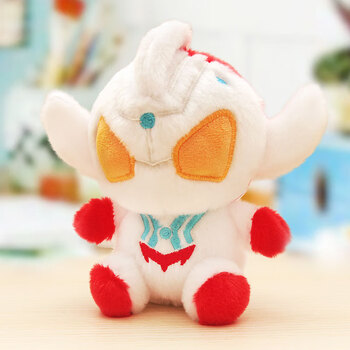 万代bandai奥特曼m78可爱毛绒公仔赛罗迪迦泽塔咸蛋超人玩具q版玩偶