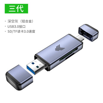 ԣusb3.0ٶһSD/TFСͶ๦uֻ׿ͨõڴtf USB3.0+typec˫ӿ-SD/TF