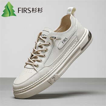 杉杉 firs 休闲鞋男士经典百搭板鞋子男舒适透气运动鞋男轻便户外低帮
