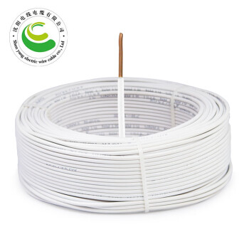 沈阳电线电缆有限公司-ZR-BV-450/750V-1X1.0mm²国标铜芯电线阻燃单芯硬线-95米捆-白色