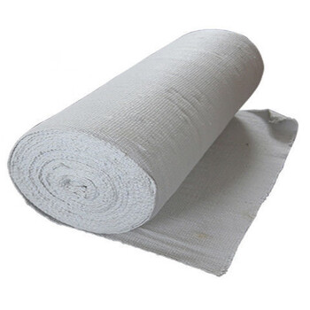 陶瓷纤维布耐高温隔热布电焊阻燃防火帘无石棉布硅酸铝陶瓷防火布 1米