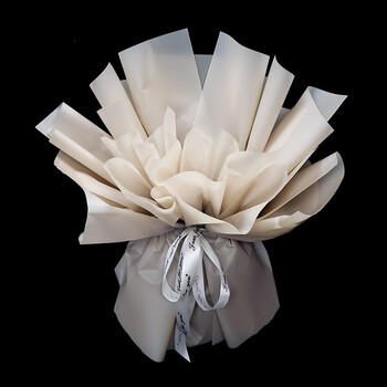 云花团鲜花包装半成品花束包花神器包花壳38妇女节花束w 雾面纸 茶色 图片价格品牌报价 京东