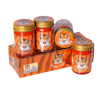 泰国金老虎膏卧佛thong tiger白虎牌老虎油kingtiger泰虎油关节脊椎