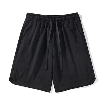 诚品vancl官方旗舰店2024新款夏季新款潮牌纯色男士五分潮牌短裤黑色m