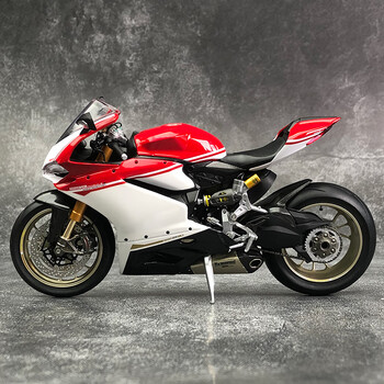 宝宝巴士(babybus)汽车模型1:12 杜卡迪 1299s红魔合金机车摩托车收藏