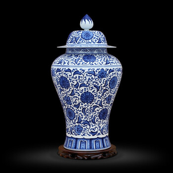 将军罐艺品客厅摆件家居酒柜玄关房间电视柜办公室装饰品开业礼品摆设