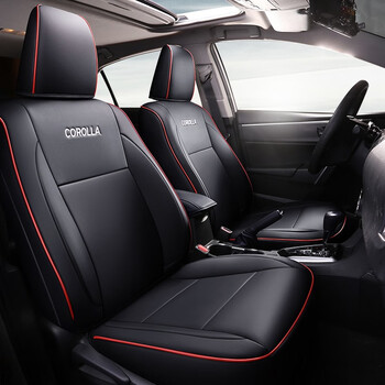 傲程1421款丰田卡罗拉专用汽车座套双擎全包围皮革专车经典黑标准版