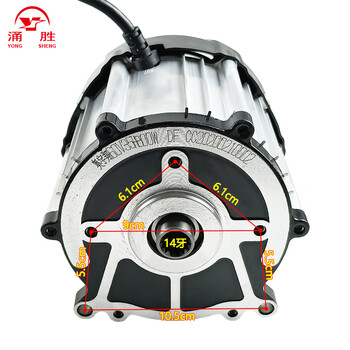 电动三轮车金彭尤里卡三孔四孔14齿差速电机48v60v650w800w1000w 48v
