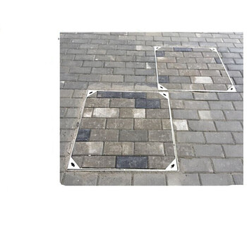 600*600不锈钢隐形井盖方形 提供不同规格型号不锈钢隐形井盖飞昂