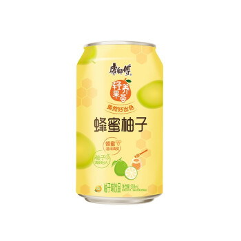 康師傅蜂蜜柚子310ml罐裝清涼解熱夏季必備飲品果汁果味飲料便攜聚會