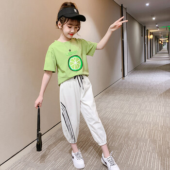 13小清新短袖t恤十岁中大童洋气夏装14岁小女孩衣服时尚洋气夏天薄款