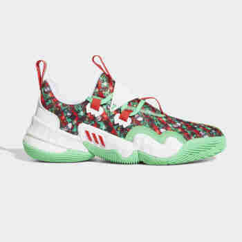 阿迪达斯 （adidas）（adidas）Trae Young 1特雷1代蓝粉冰淇淋男女篮球鞋实战战靴运 绿 GY0305 37 / US M 5 / W 6