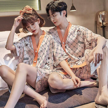 桓远情侣睡衣夏天冰丝性感夫妻家居服薄款男生居家服夏季女生起居服