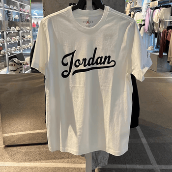 nike耐克夏季新款jordan男子飞人短袖字母印花圆领透气运动休闲t恤fn
