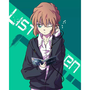 拼图成人柯南名侦探柯南灰原哀木质拼图1000片500片礼品定制成人玩具