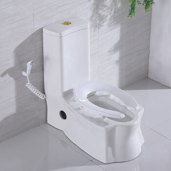 九牧王家用蹲坐马桶二合一两用喷射虹吸式大口径防堵坐便器兮珍a款