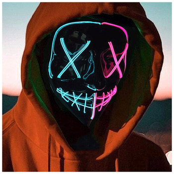 人类清除计划 左脸冰蓝  右脸粉光