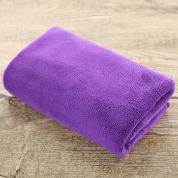 木地板专属的抹布无痕打扫卫生毛巾灰尘厨房家用30x60加厚紫色10条装