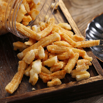 香酥嵊州宁波特产爆年糕片即食童年手工爆米桶装年糕干年糕花零食100