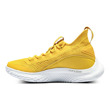 安德玛underarmourgs大童underarmourcurry8库里8实战篮球鞋黄36