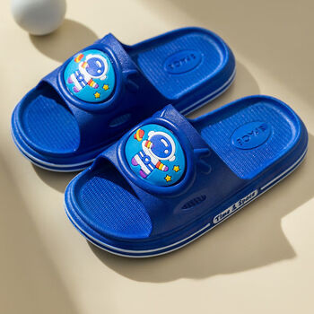 底卡通居家用小孩女童宝宝凉拖鞋太空人816蓝色3031码内长175cm约5岁