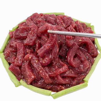 冷藏发货黑椒牛柳牛肉片2斤装牛肉丝牛里脊肉牛肉条新鲜冷冻半成品