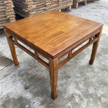 四方桌子 四方桌实木四方桌老式八仙桌新中式简约仿古家用饭店农家乐