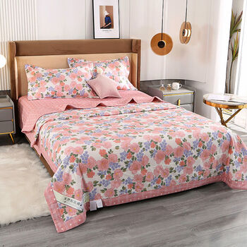 澳颜莱新款纯棉印花夏被四件套单人双人单夏被全棉儿童宿舍被子空调