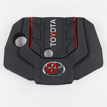 发动机保护罩凌尚发动机盖防护板引擎盖隔音棉防尘罩 黑色款 亚洲狮