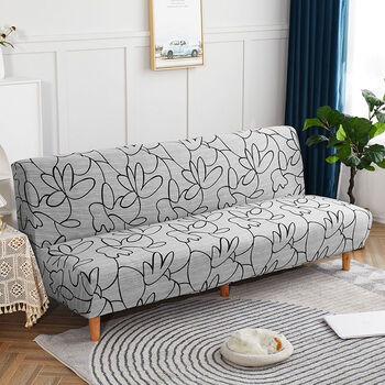 宽绵沙发套无扶手折叠沙发套罩防滑弹力可躺套全包围沙发套罩高档次