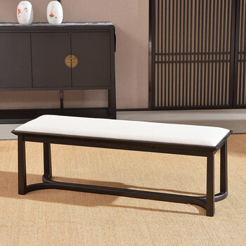 日月与卿新中式长条凳长凳实木长椅凳子餐厅长板凳椅子家用餐凳长木凳