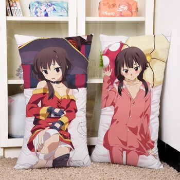 惠惠 动漫可定制 长方形枕头 半身抱枕周边 惠惠版本3 70x40新2way