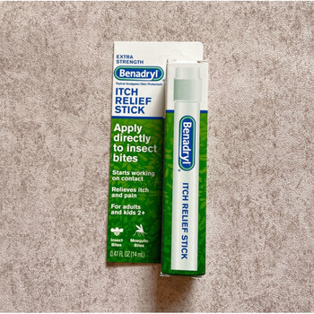 美国benadryl苯海拉明加强止痒膏凝胶蚊虫叮咬儿童宝宝烫晒伤止i痛