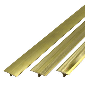 加厚t型铜条铜压条木地板压边条楼梯防滑条过门槛收边铜条收口条 18