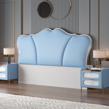 简性(jiansing) 床头单买欧式床头板轻奢北欧单独落地美式单卖床头