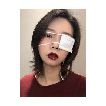 护眼罩单眼 眼罩二次元日本单眼遮光眼睛受伤病术后保护中动漫 需要