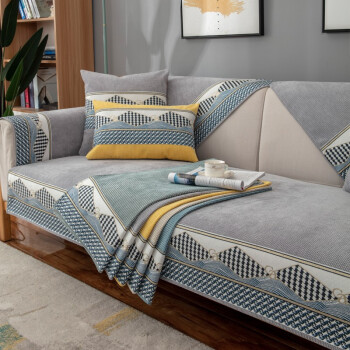 木儿家居沙发垫防滑沙发坐垫沙发布现代简约沙发垫子四季通用y菱波