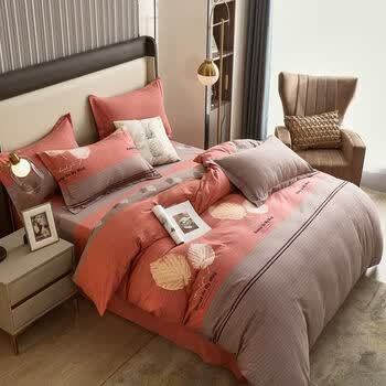 新款上市艾美家四件套艾美家棉花糖a类母婴四件套裸睡春秋冬床笠款四