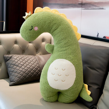 迪卡梦 恐龙抱枕公仔女生睡觉抱玩偶床上男夹腿长条大白鹅大毛绒玩具